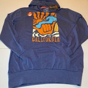 California Graphic Blue Hoodie by Kastlfel X Sustainable M